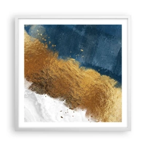 Plakát v bílém rámu - Barvy léta - 60x60 cm