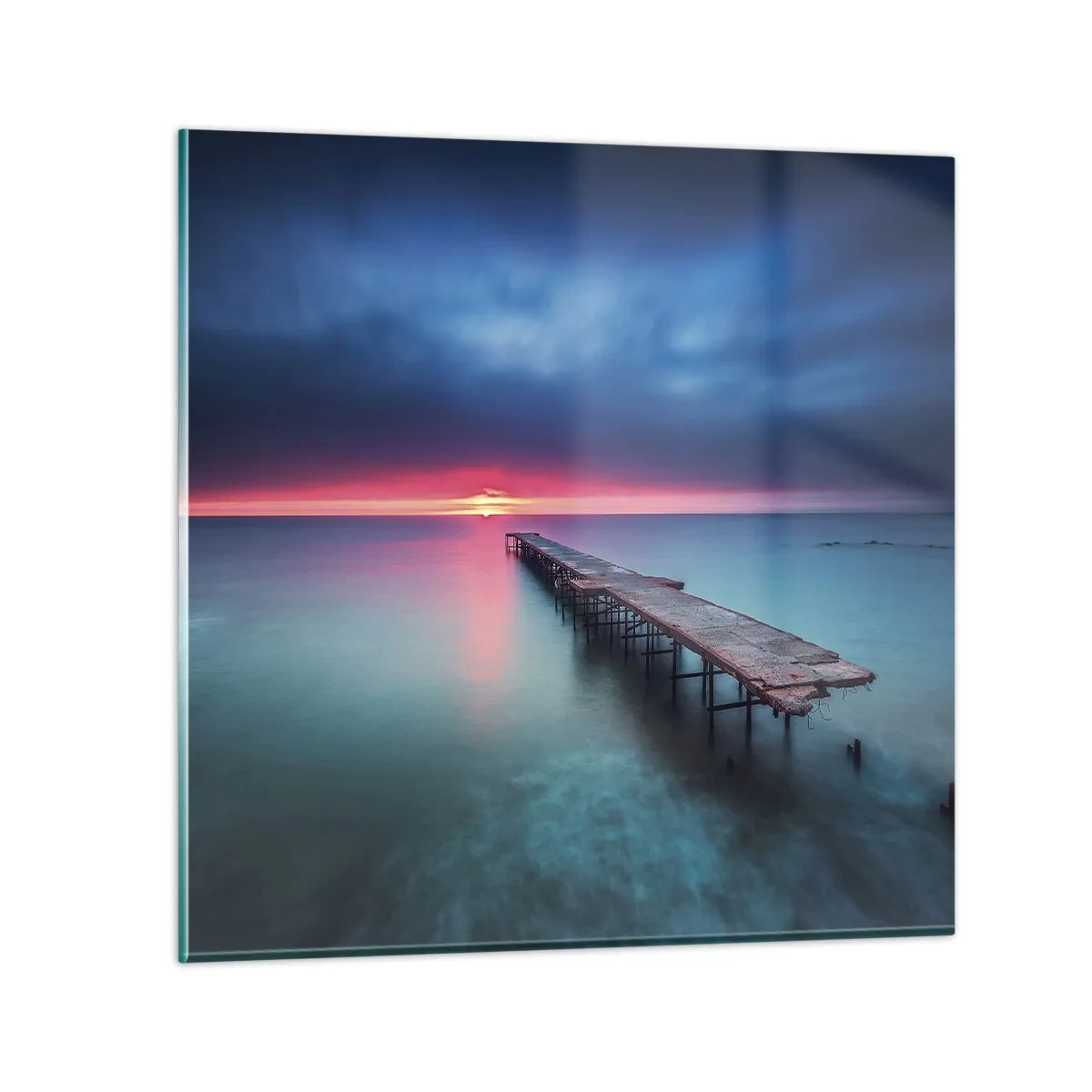 Obraz na skle - Mezi nebem a zemí - 60x60 cm