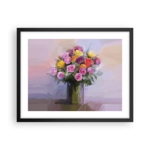 Plakát v černém rámu - Zachycená krása - 50x40 cm