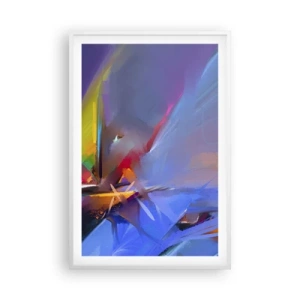 Plakát v bílém rámu - Proletěla jako pták - 61x91 cm