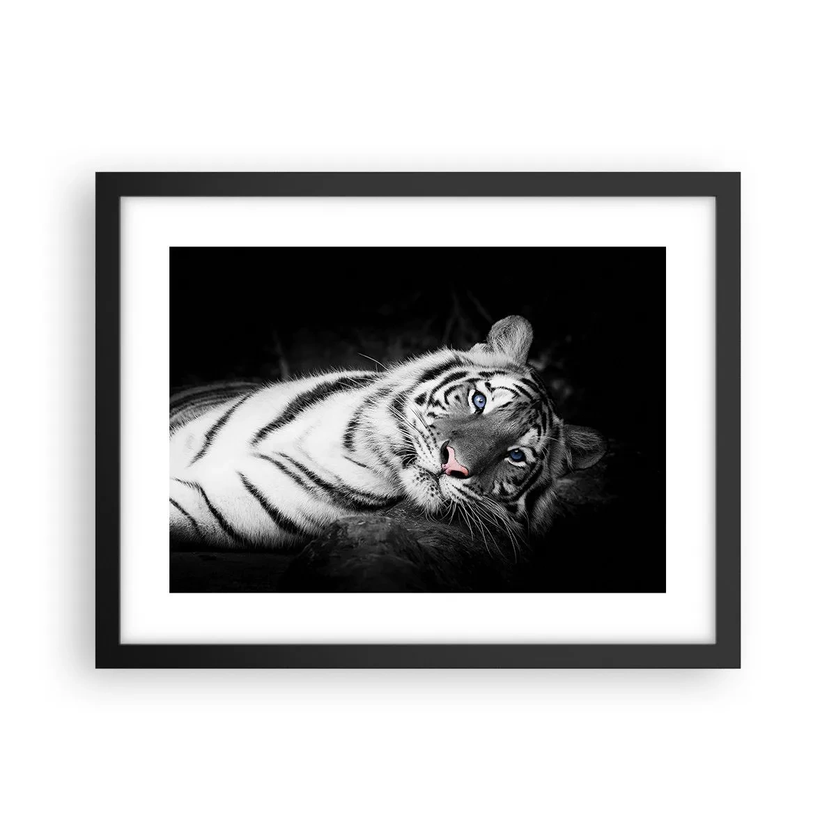 Plakát v černém rámu - Divočina a klid - 40x30 cm