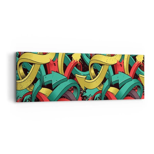 Obraz na plátně - Kudy do cíle? - 90x30 cm