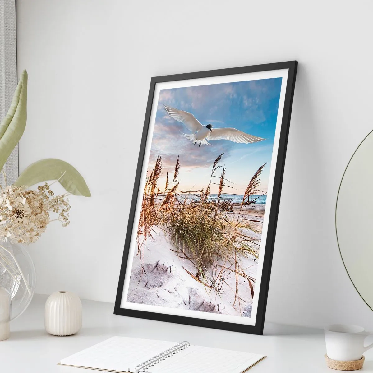Plakát v černém rámu - Vítr od moře - 61x91 cm