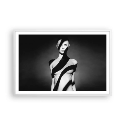 Plakát v bílém rámu - V záři i ve stínu - 91x61 cm