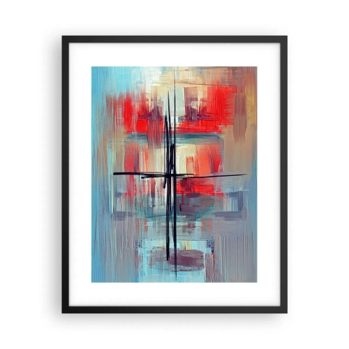 Plakát v černém rámu - Krajina v neznámé dimenzi - 40x50 cm