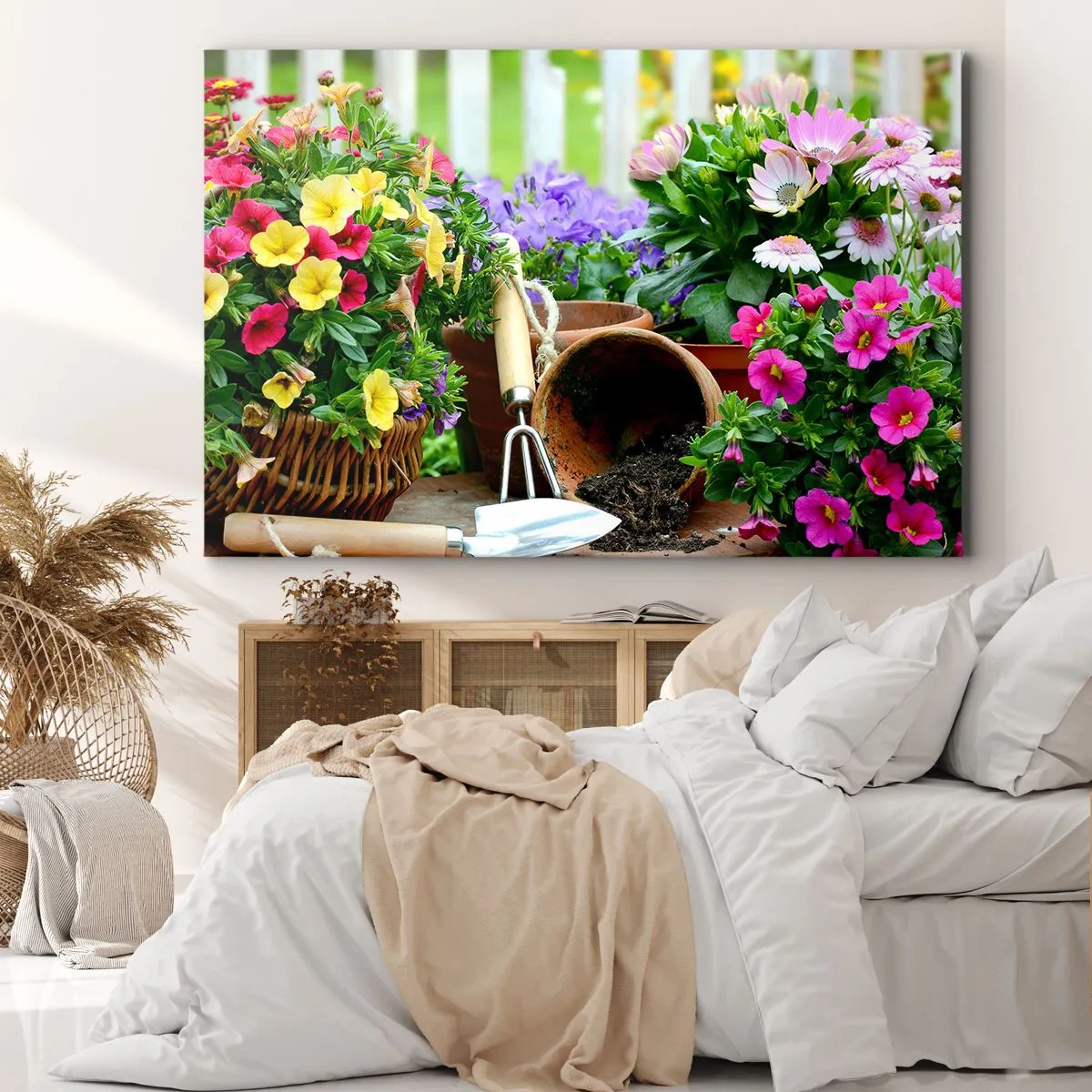 Obraz na plátně - Zahrádka Žofky - 100x70 cm