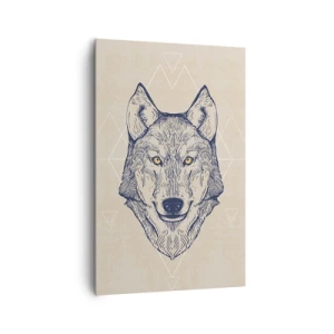 Obraz na plátně - Alfa o pronikavém pohledu - 80x120 cm