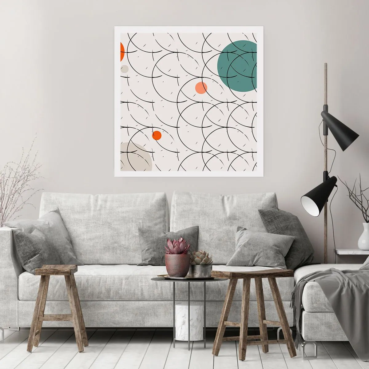 Plakát - V duchu pop-artu - 60x60 cm