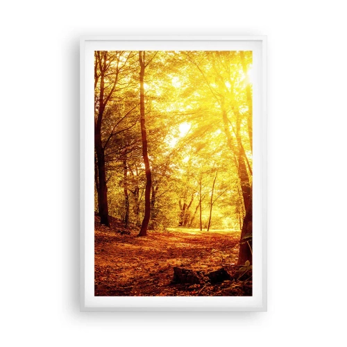 Plakát v bílém rámu - Ke zlaté mýtině - 61x91 cm