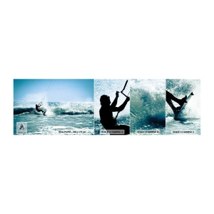 Vzor Fototapety Samolepicí Deluxe Sticker - Nechte se unést - Sport, kitesurfing, Moře - 100x30 cm