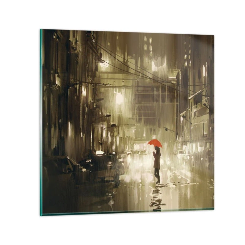Obraz na skle - Sama, ale ne osamělá - 50x50 cm