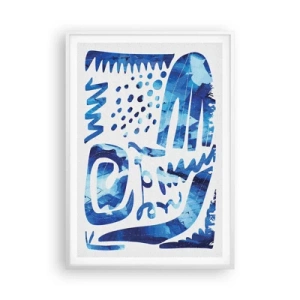 Plakát v bílém rámu - Zpět ke kořenům - 70x100 cm