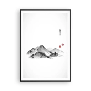 Plakát v černém rámu - Za hranicí vzdálenosti - 70x100 cm