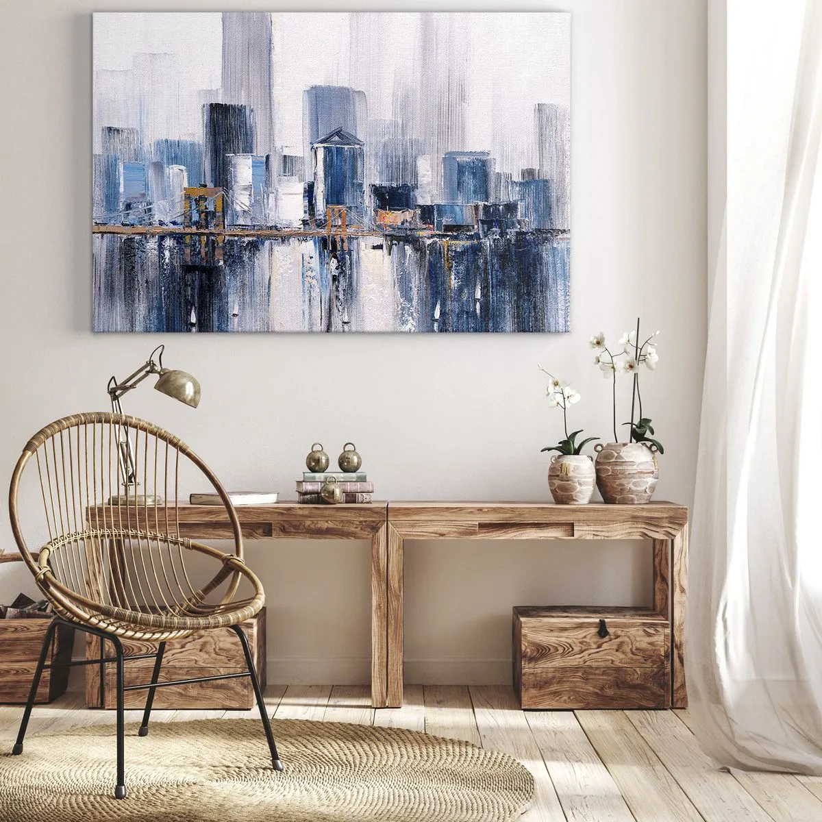Obraz na plátně - Newyorská imprese - 70x50 cm
