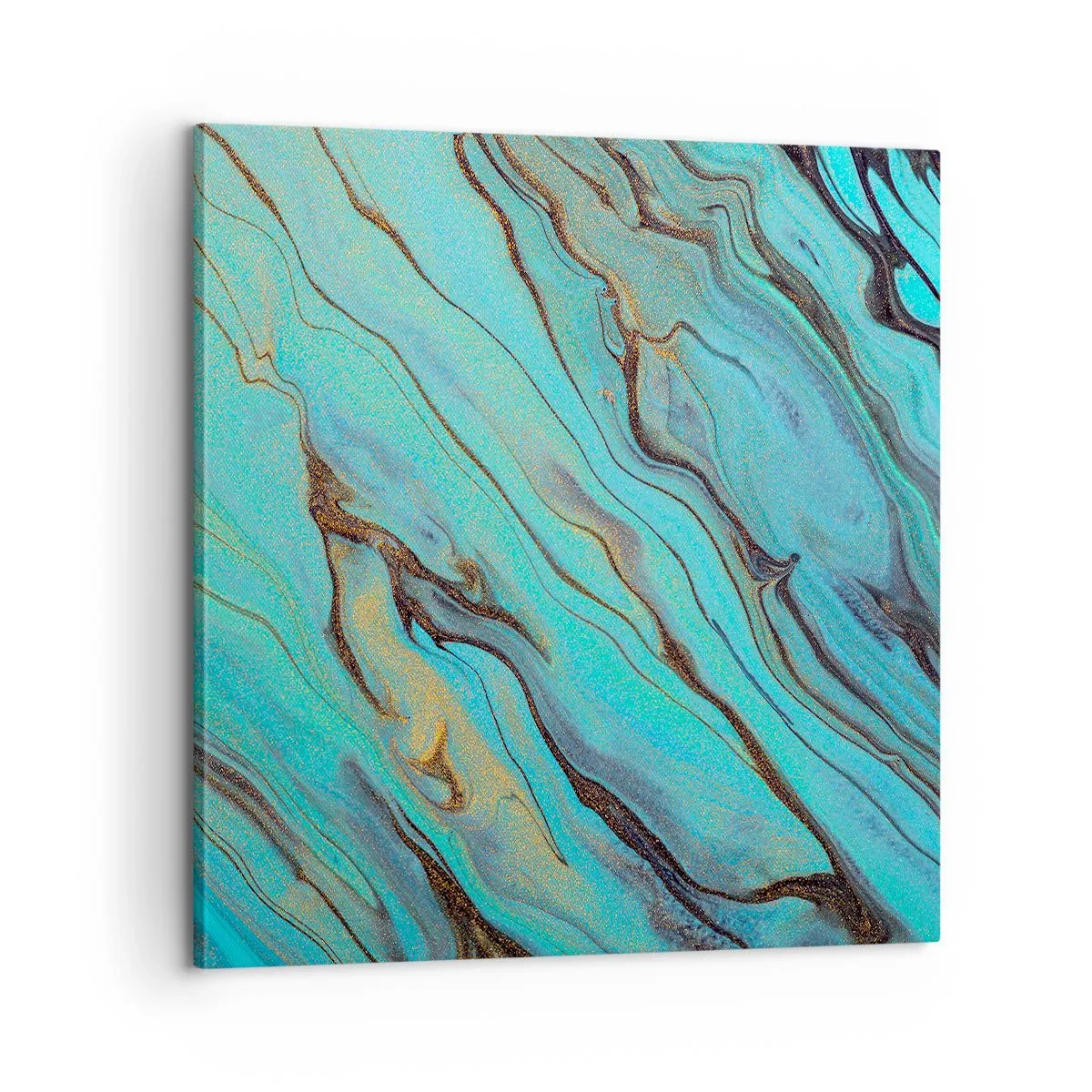 Obraz na plátně - Tyrkysový příliv - 60x60 cm