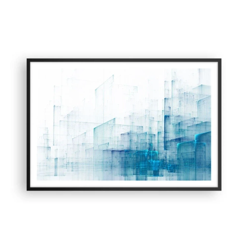 Plakát v černém rámu - Jak se stal prostor - 91x61 cm