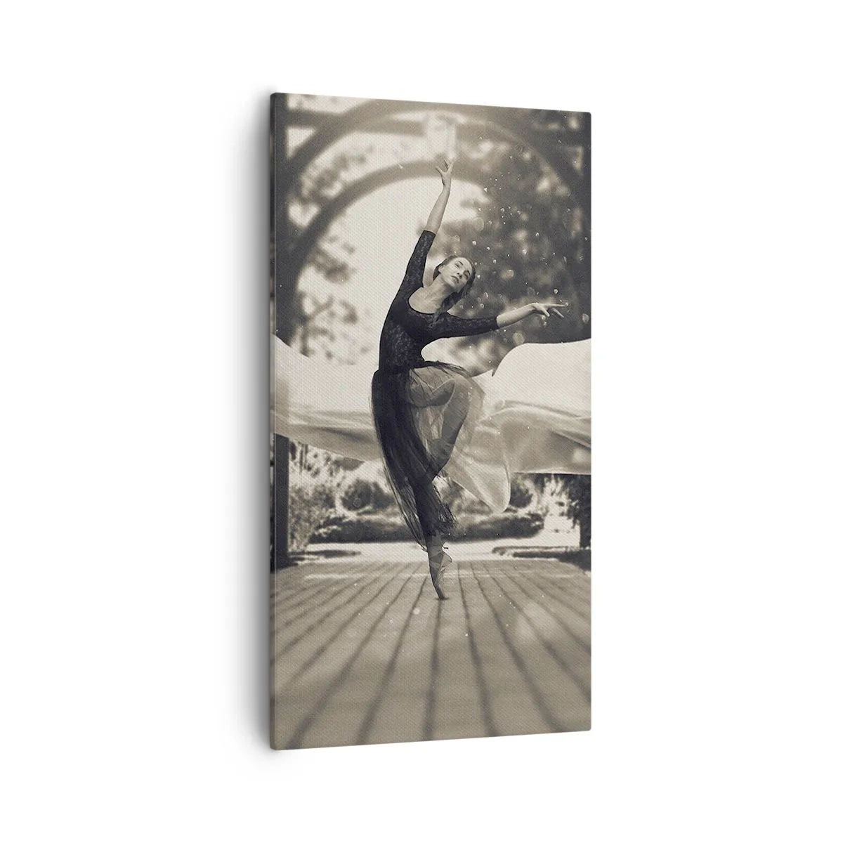 Obraz na plátně - Tanec ducha zahrady - 55x100 cm