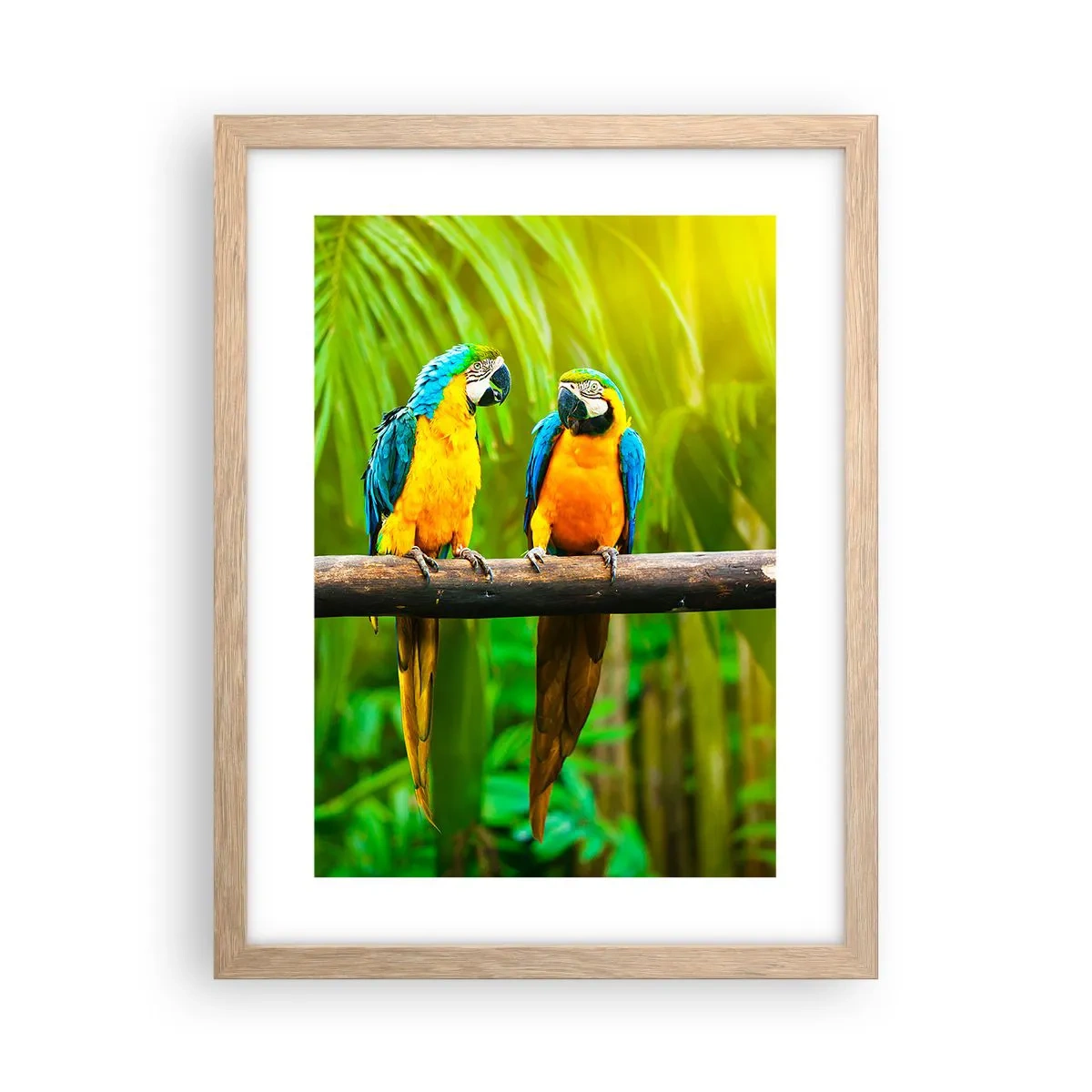 Plakát v rámu světlý dub - Slyšela jsi, že ona…? - 30x40 cm