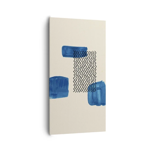 Obraz na plátně - Abstraktní kvarteto - 65x120 cm