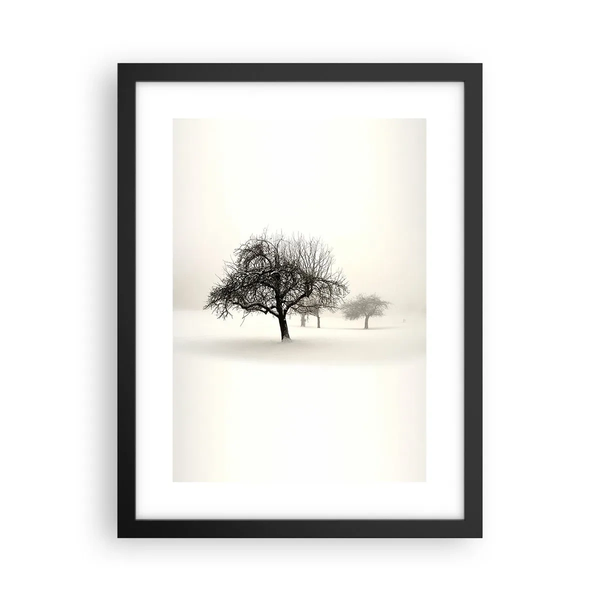 Plakát v černém rámu - Zimní sen - 30x40 cm