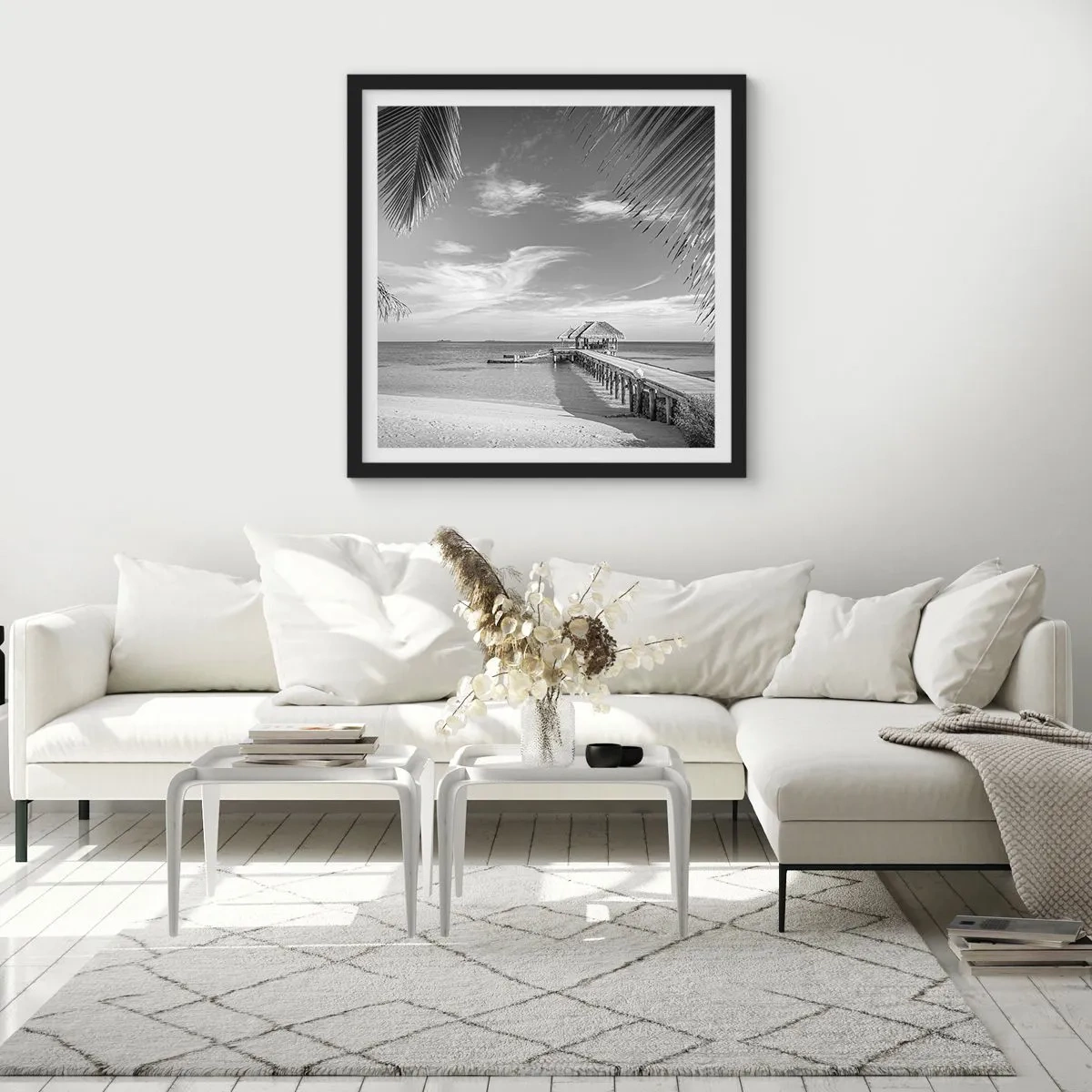 Plakát v černém rámu - Vzpomínka nebo sen? - 50x50 cm