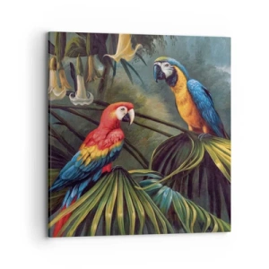 Obraz na plátně - Romantismus v tropech - 70x70 cm