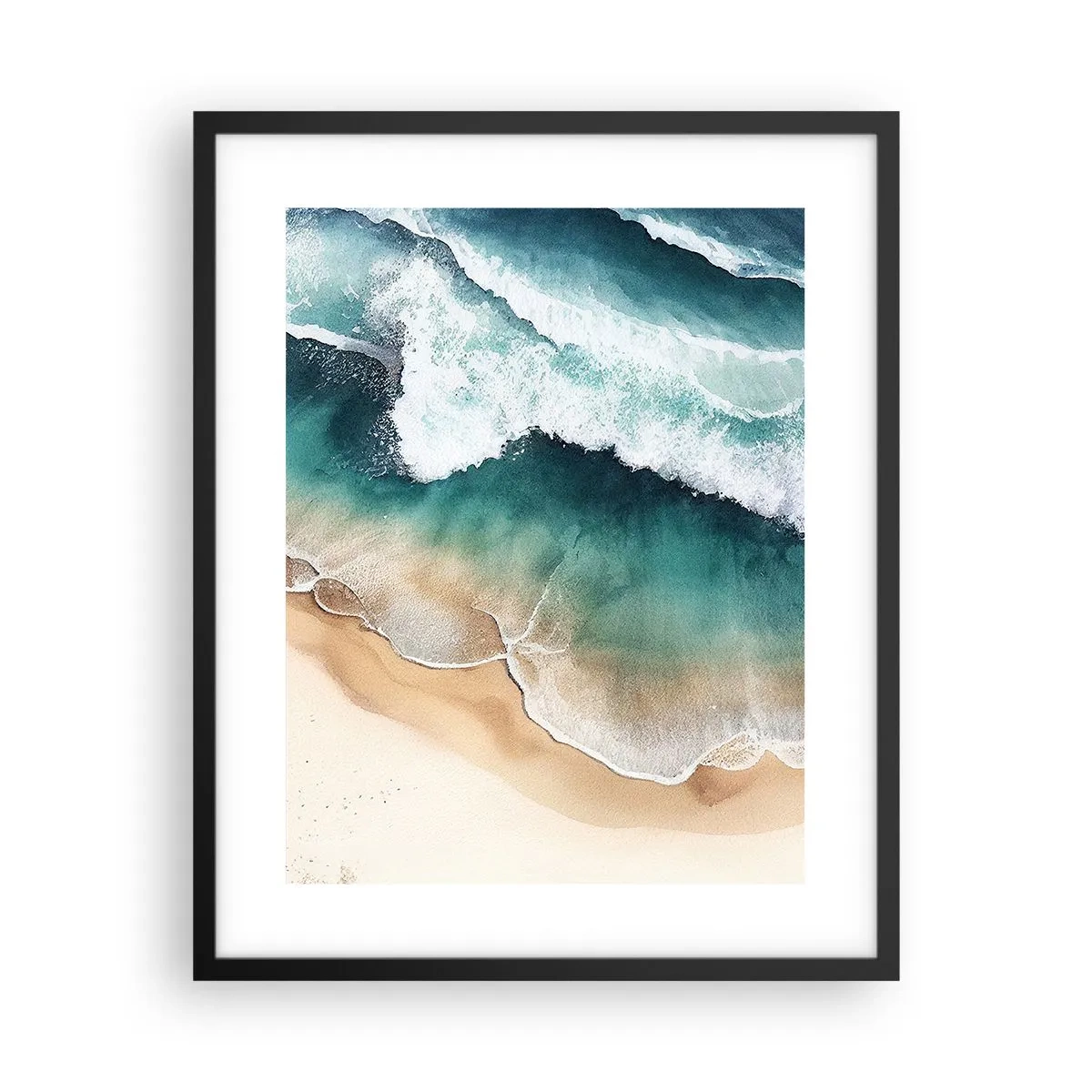 Plakát v černém rámu - Odvěké setkání - 40x50 cm