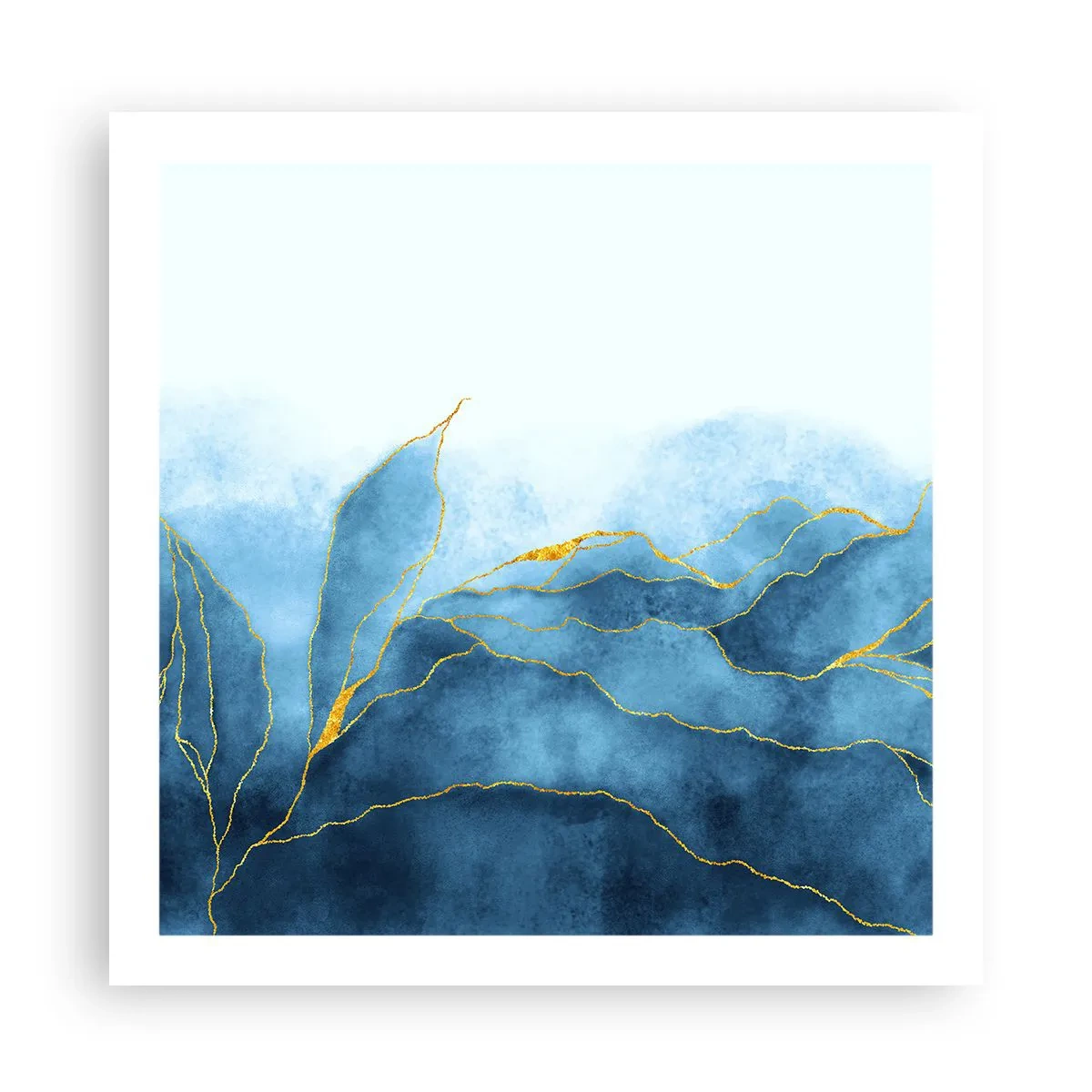Plakát - Blankyt ve zlatě - 60x60 cm