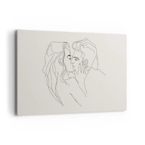 Obraz na plátně - Zamotaní citem - 120x80 cm