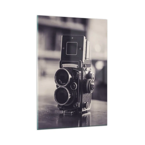 Obraz na skle - Kouzlo staré fotografie - 80x120 cm