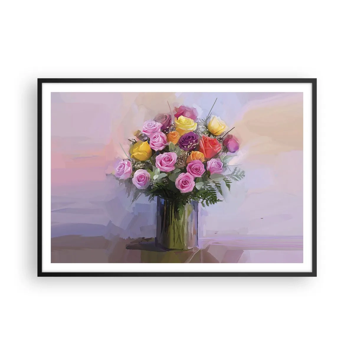 Plakát v černém rámu - Zachycená krása - 100x70 cm