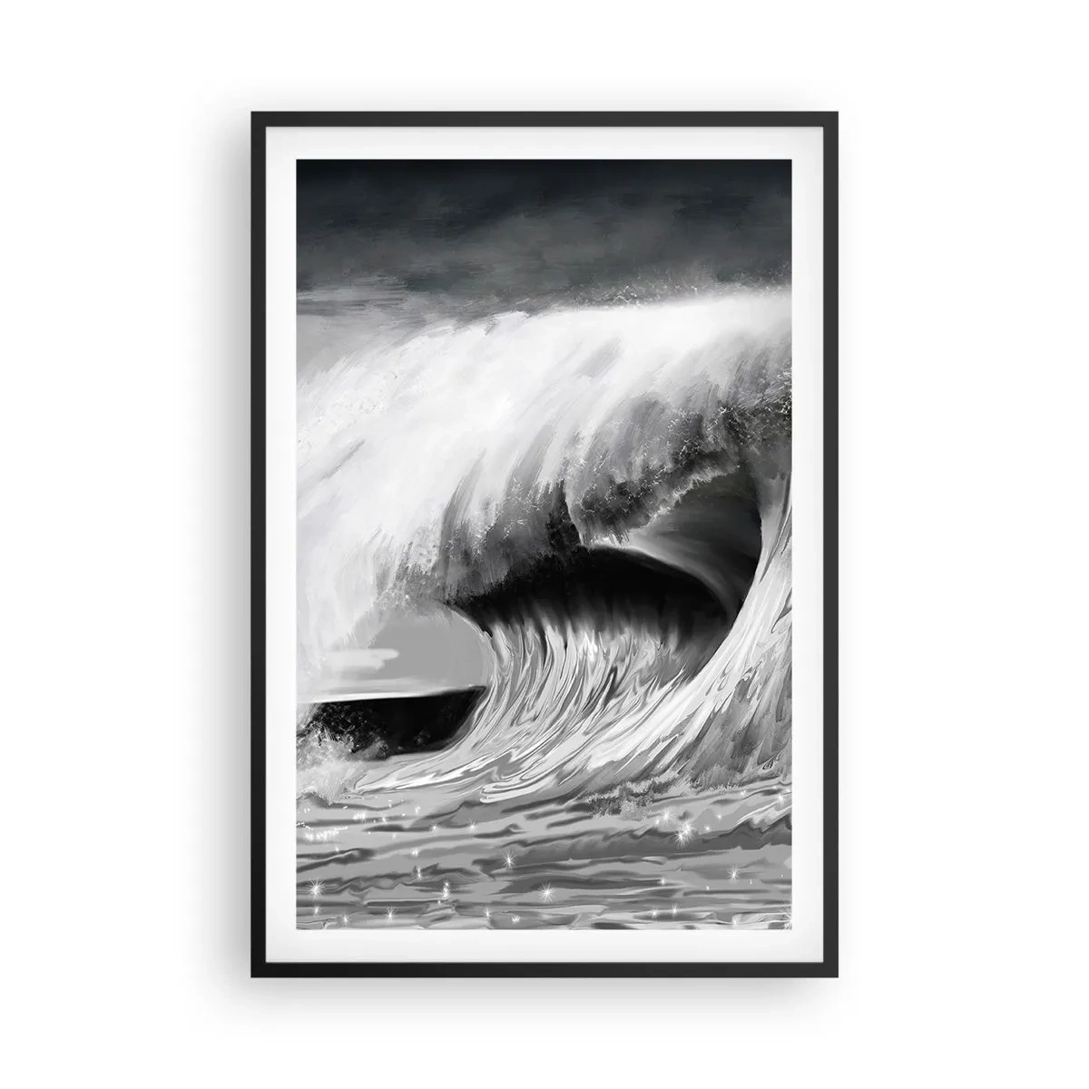 Plakát v černém rámu - Hněv oceánu - 61x91 cm