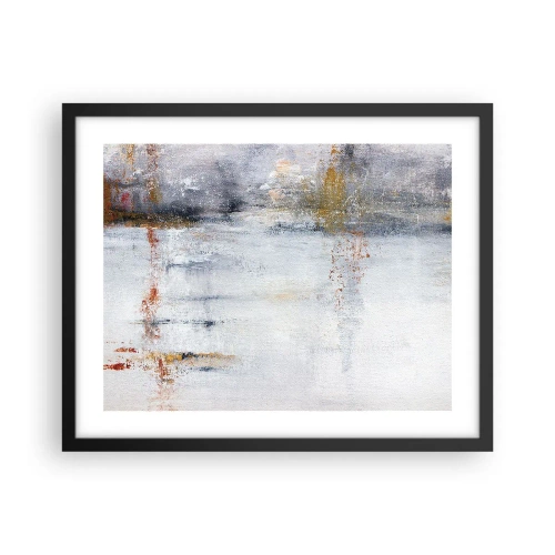 Plakát v černém rámu - Za závojem vzduchu - 50x40 cm
