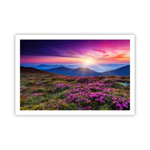 Plakát - Zavoněly svěží pupeny bylinek z obilných polí - 91x61 cm