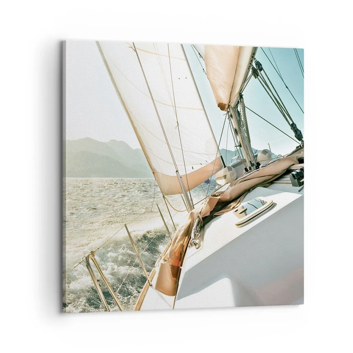 Obraz na plátně - Pod plnými plachtami - 60x60 cm