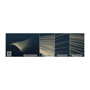 Vzor Fototapety Premium Sand - Jako andělské vlasy - Abstrakce, Kus, Grafika - 100x30 cm