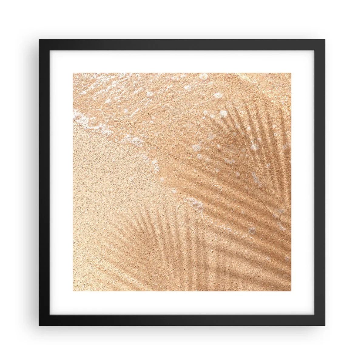 Plakát v černém rámu - Stín horkého léta - 40x40 cm