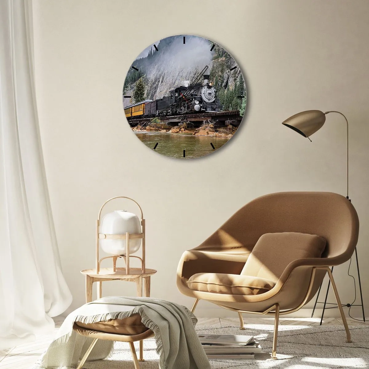 Nástěnné hodiny - Kampak? Kam? - 30x30 cm