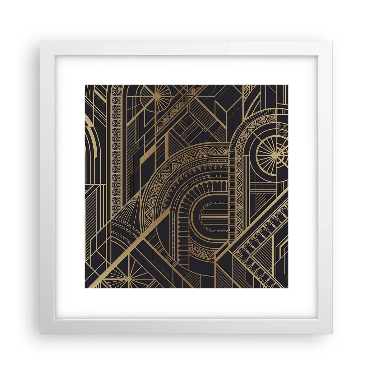 Plakát v bílém rámu - Koncepty, nápady, plány - 30x30 cm