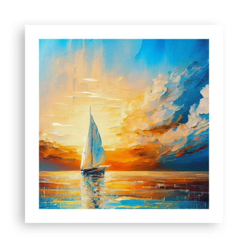 Plakát - Plavba ve zlatě - 50x50 cm