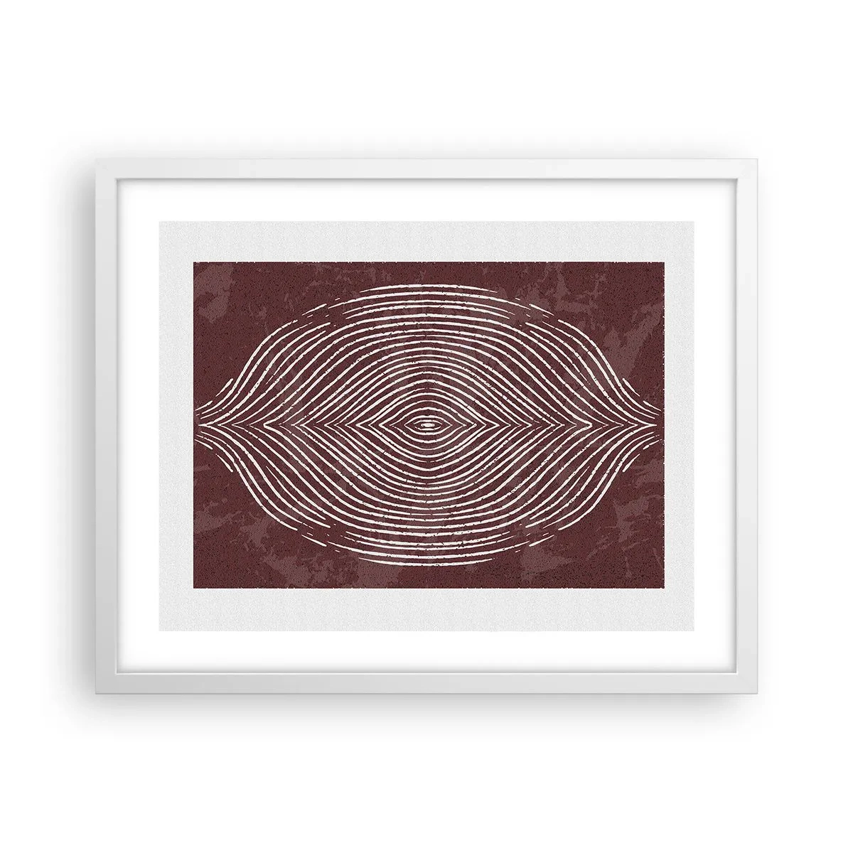 Plakát v bílém rámu - Prostor promlouvá - 50x40 cm