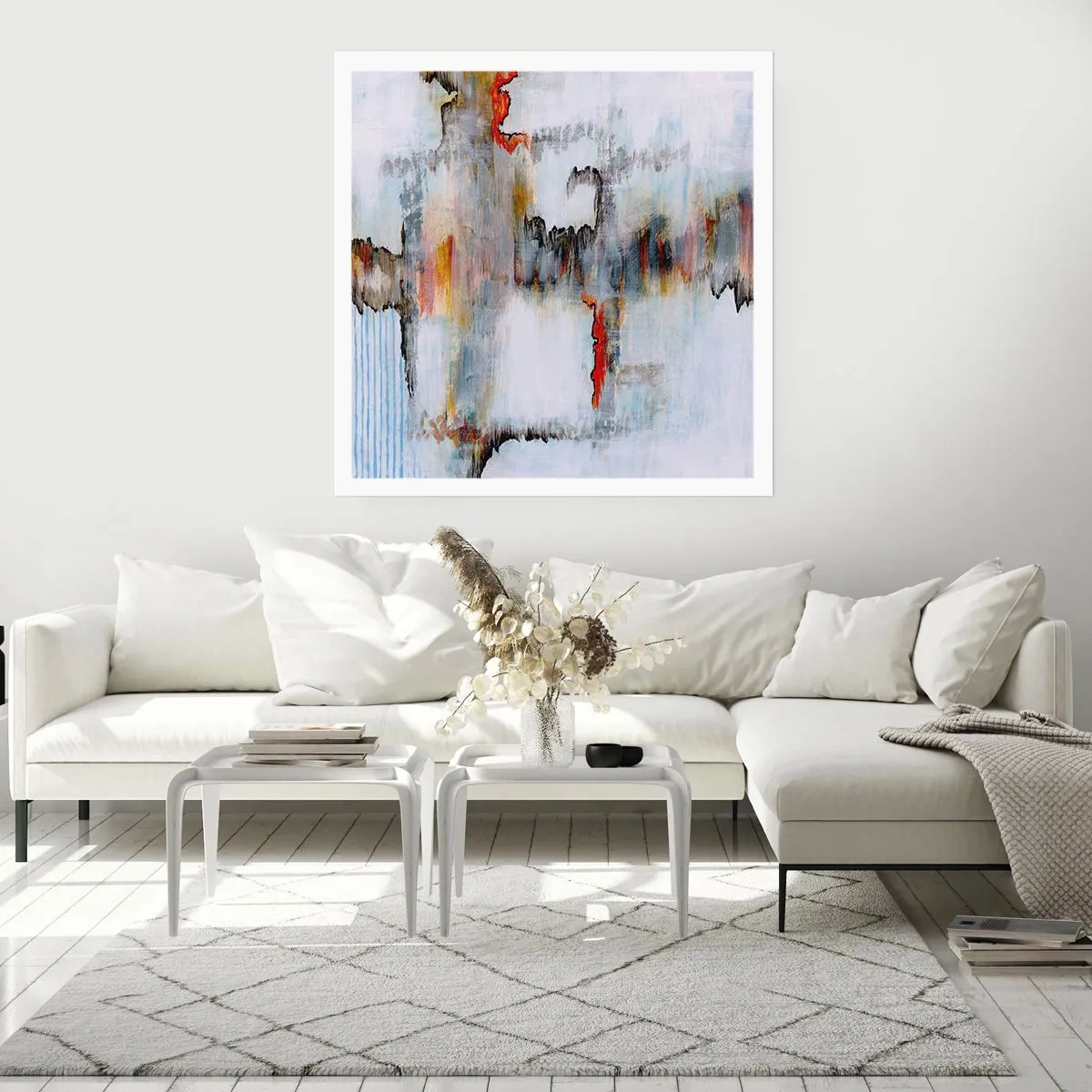 Plakát - Klackem po vodě - 60x60 cm