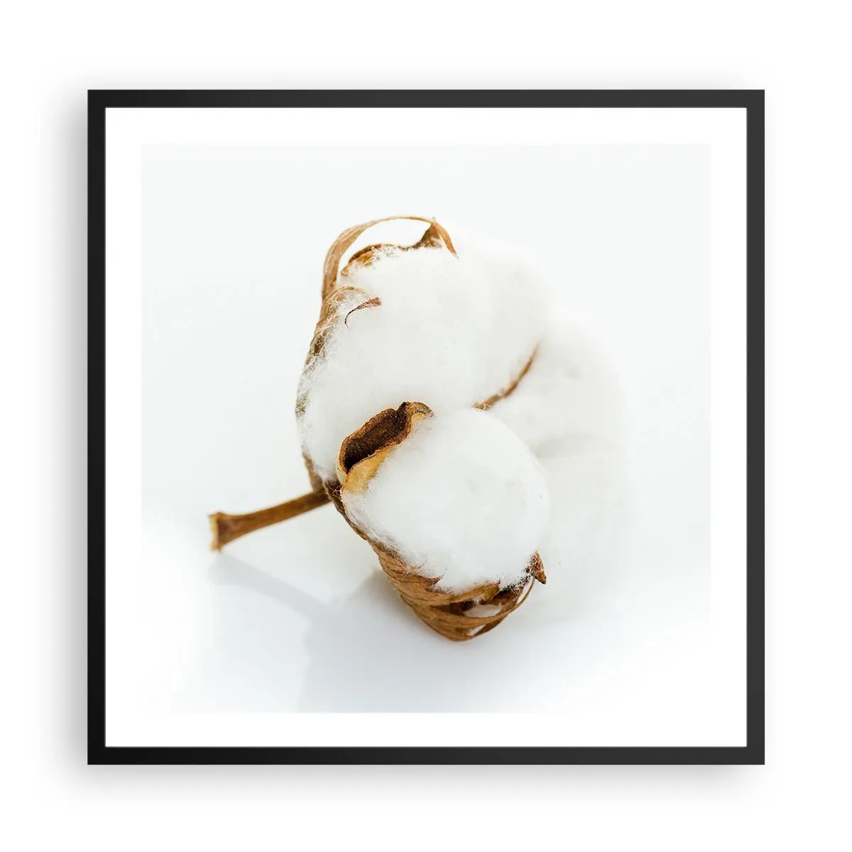 Plakát v černém rámu - Měkká od přírody - 60x60 cm