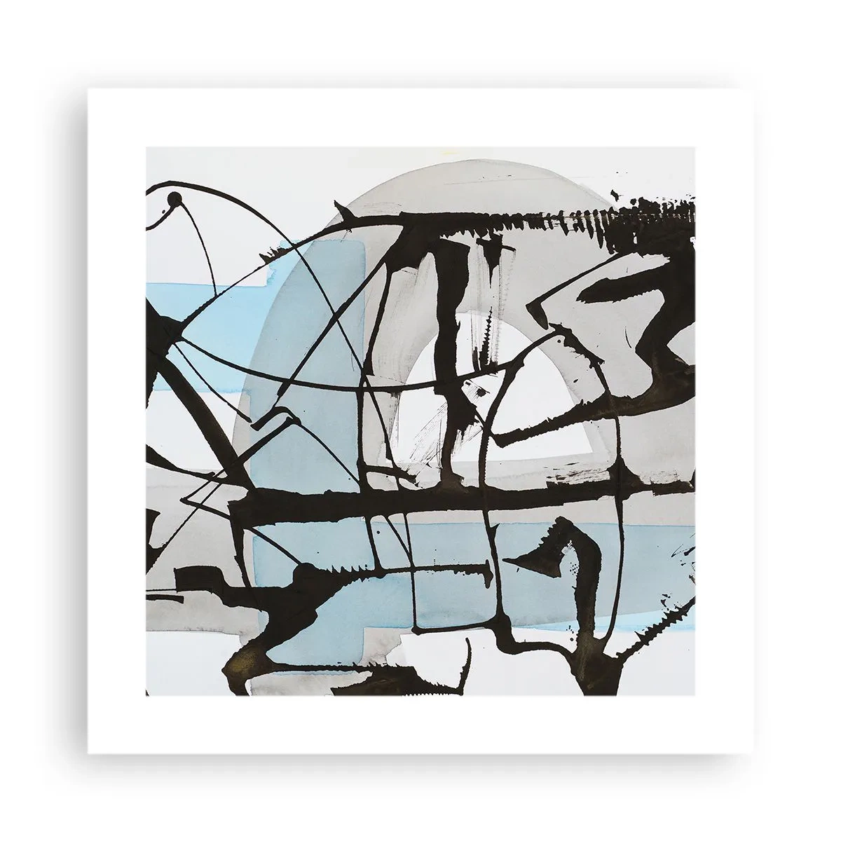 Plakát - Přesto modrá - 40x40 cm