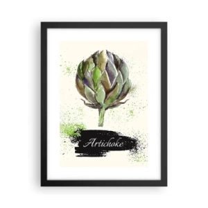 Plakát v černém rámu - Ať žije zelenina! - 30x40 cm