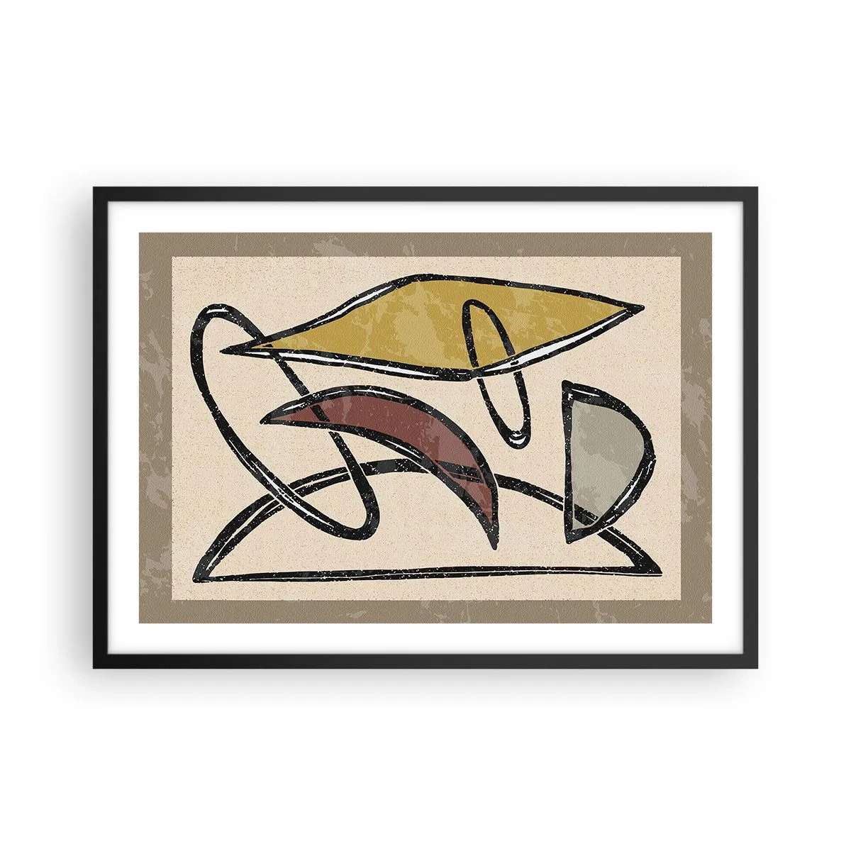 Plakát v černém rámu - Svisle a vodorovně - 70x50 cm