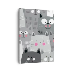 Obraz na plátně - Kočičí svět - 50x70 cm