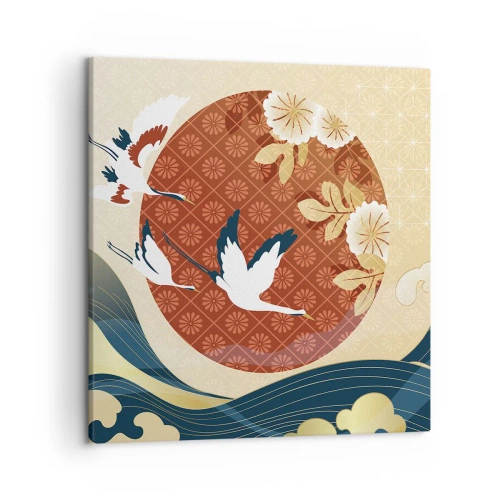Obraz na plátně - Japonská pohádka - 50x50 cm