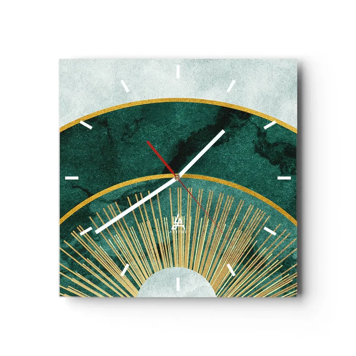 Nástěnné hodiny - Jiná sluneční soustava - 30x30 cm