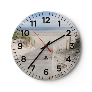 Nástěnné hodiny - Až k horizontu - 40x40 cm